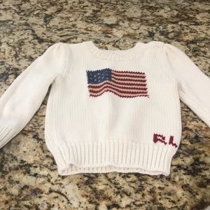 White Cotten knit Ralph Lauren